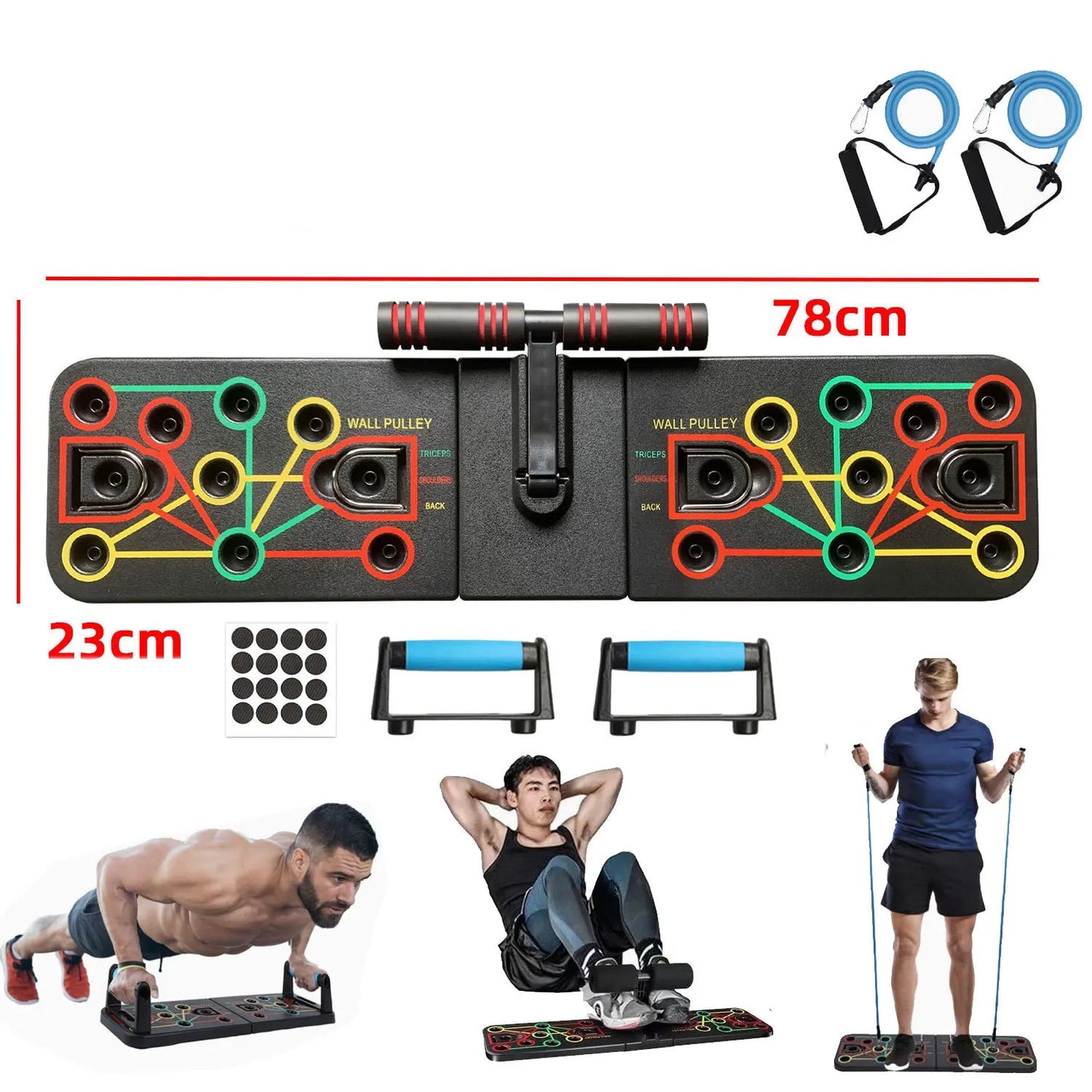 TheFormX™ 2-in-1 Multifunctional Push-Up & Sit-Up Training Board | Full-Body Home Workout System