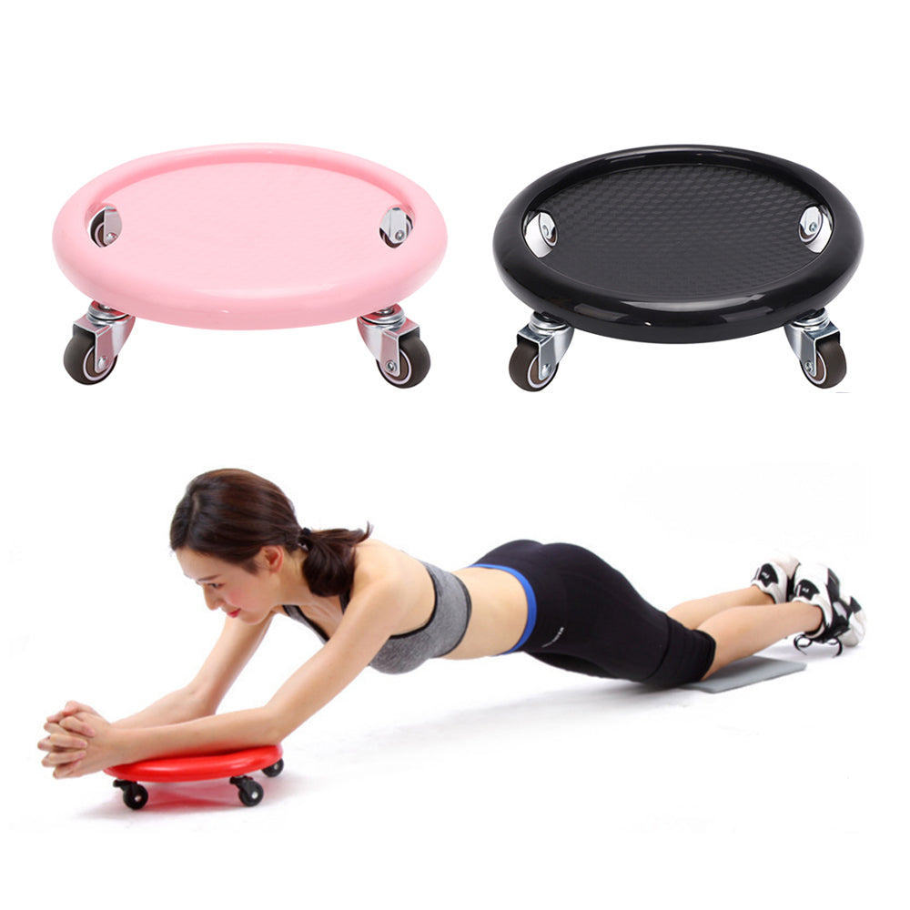 Silent 360° Abdominal Core Trainer – 4-Wheel Ab Roller | TheFormX™
