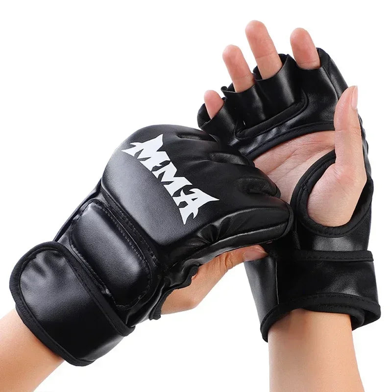 Professional Half-Finger MMA Boxing Gloves | TheFormX™