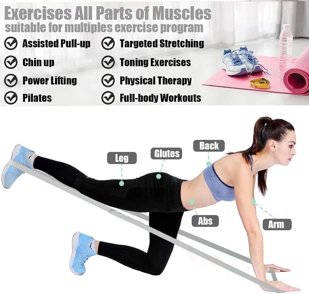 105LB Long Resistance Band Set | TheFormX™ - TheFormX