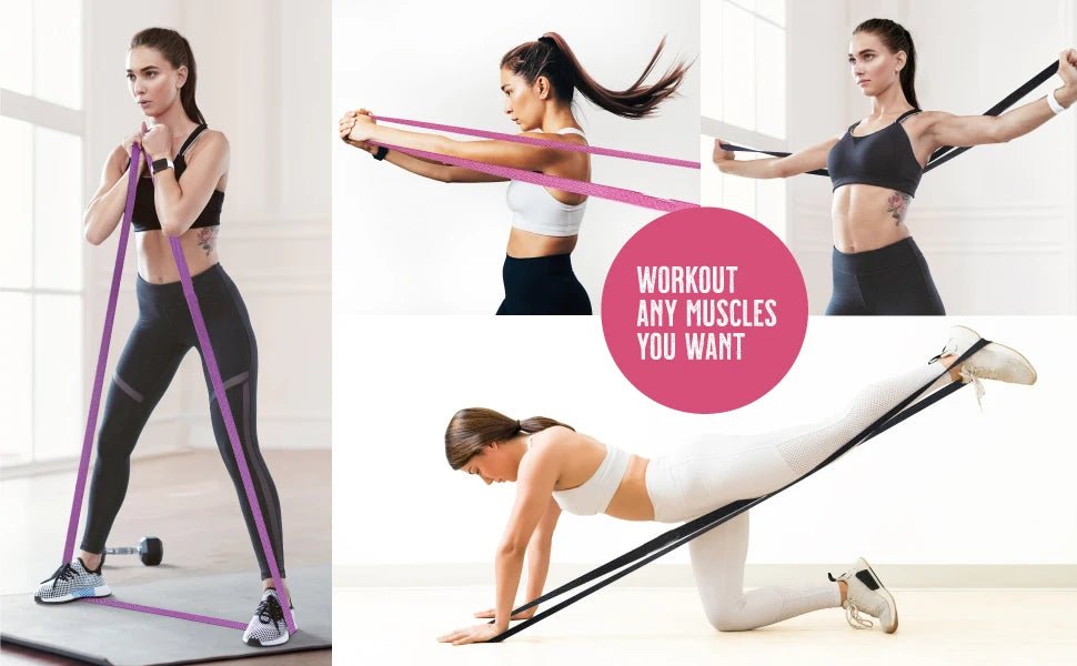 105LB Long Resistance Band Set | TheFormX™ - TheFormX