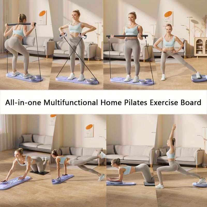 15 - in - 1 Foldable Pilates Reformer Board – Full Body Workout | TheFormX™ - TheFormX