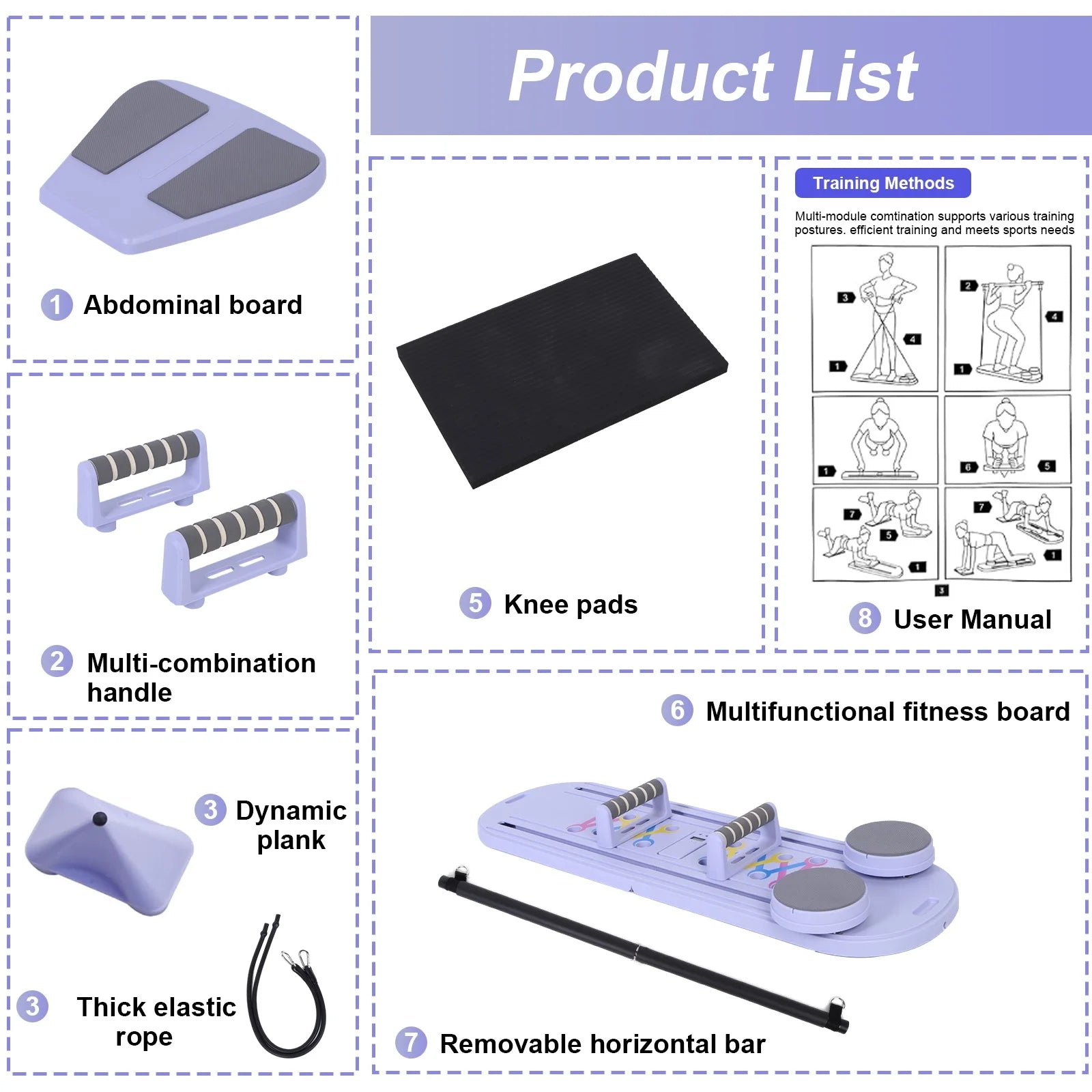 15 - in - 1 Foldable Pilates Reformer Board – Full Body Workout | TheFormX™ - TheFormX