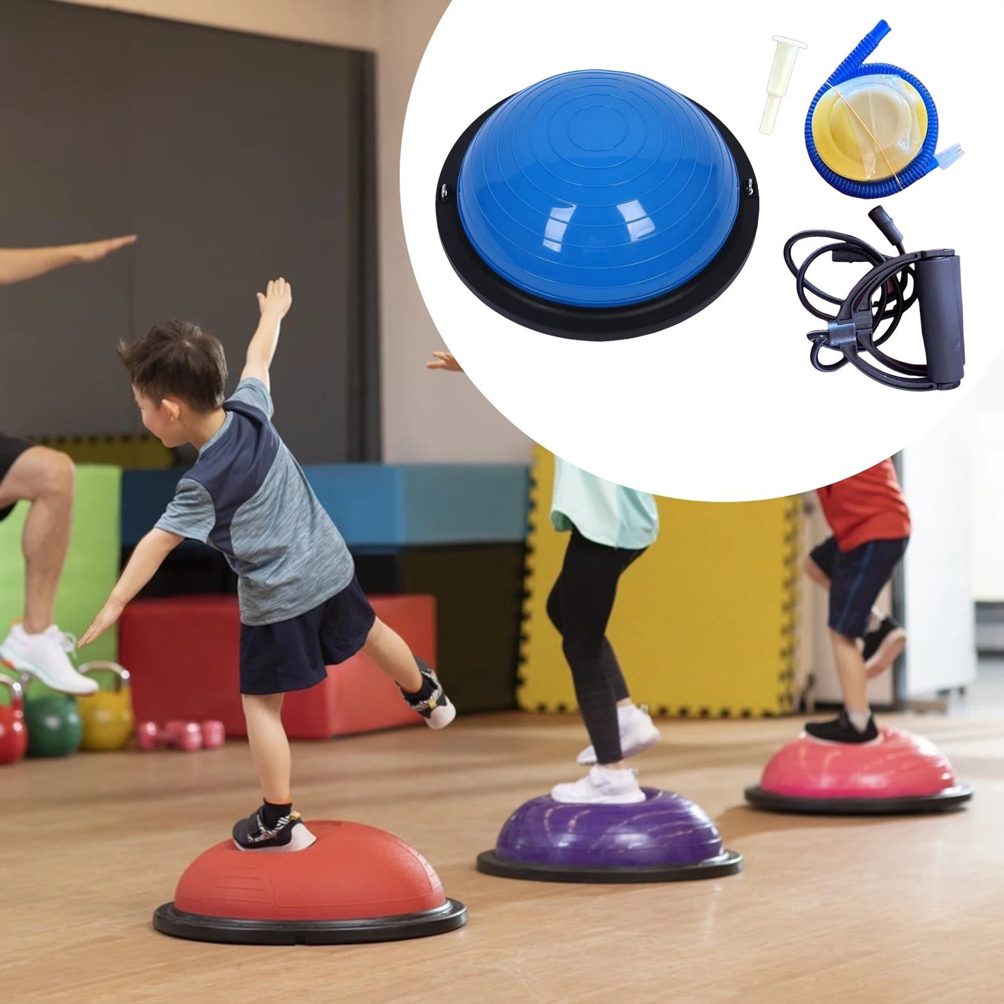 42cm Half Balance Yoga Ball Trainer | TheFormX™ - TheFormX