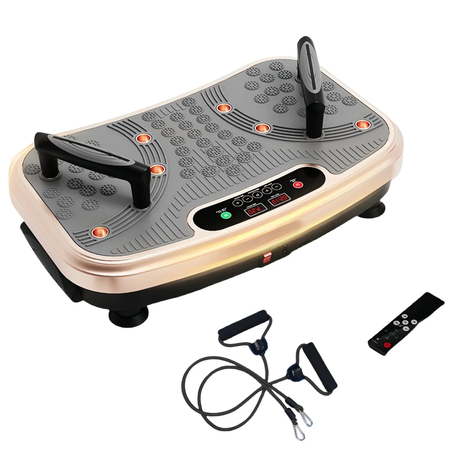 99 - Speed Full Body Vibration Plate Exercise Machine with Removable Handles | TheFormX™ - TheFormX