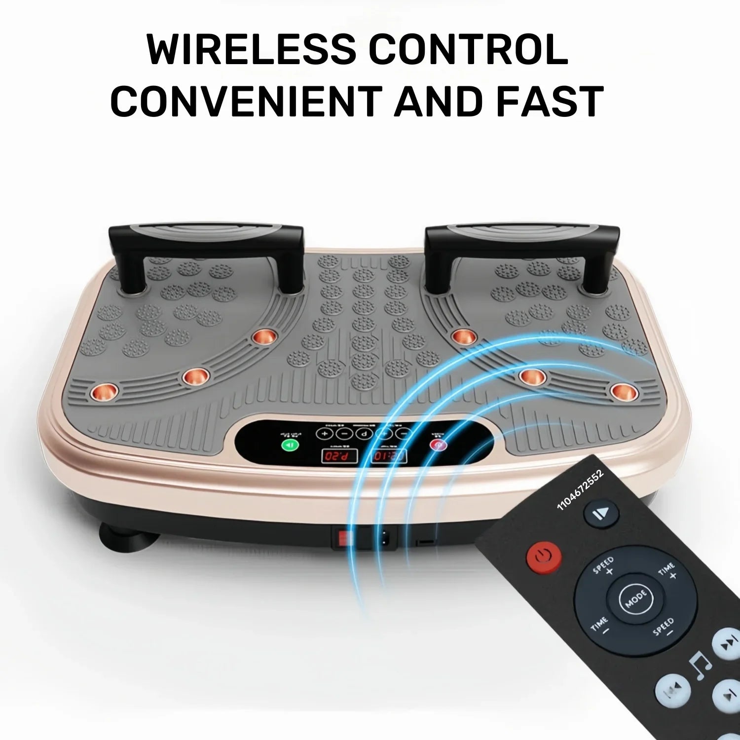 99 - Speed Full Body Vibration Plate Exercise Machine with Removable Handles | TheFormX™ - TheFormX