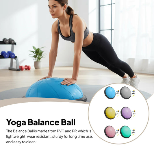 Half Balance Trainer – Yoga & Core Stability Ball | TheFormX™