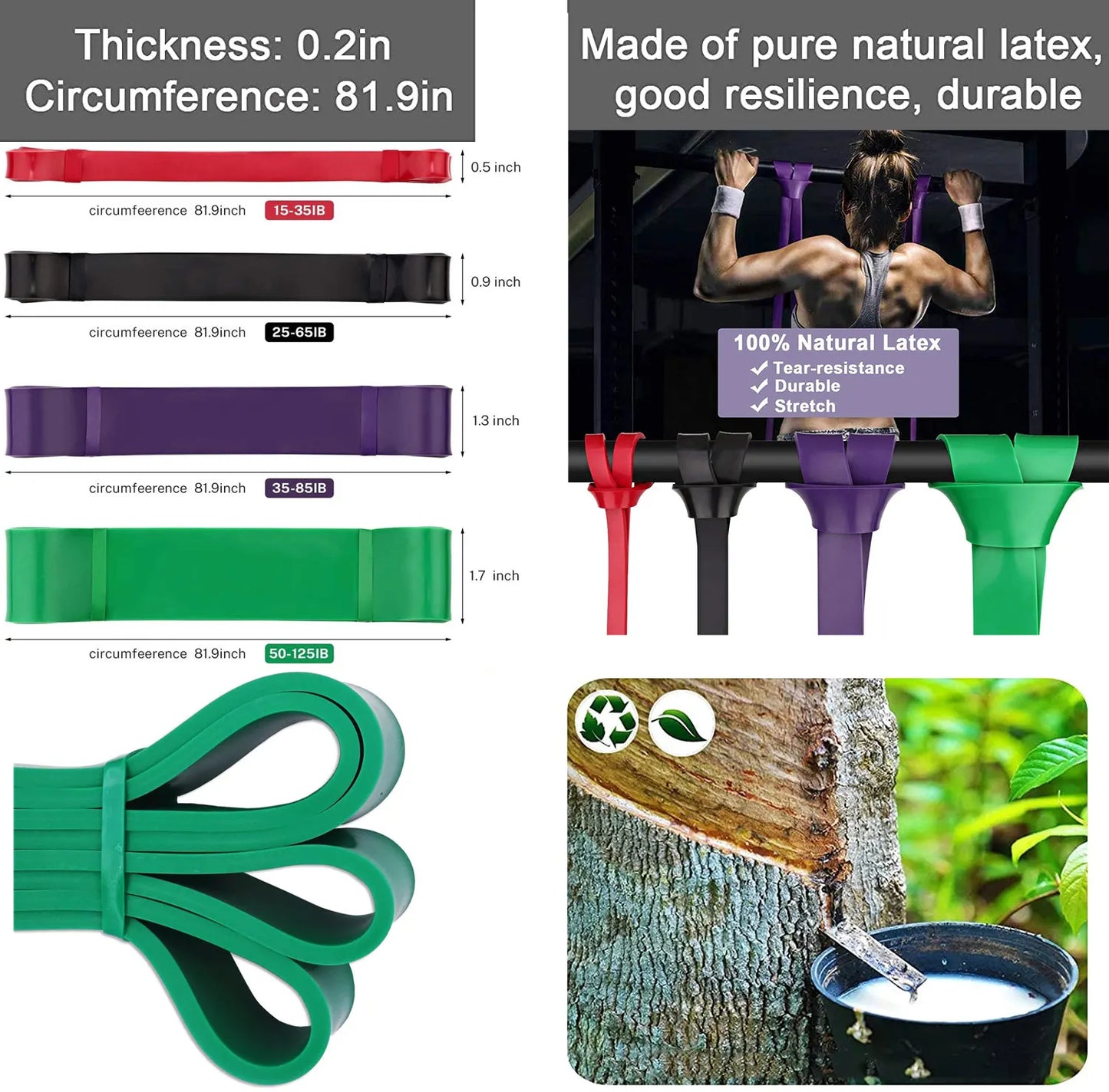 Full-Body Resistance Band Set with Metal Bar | TheFormX™