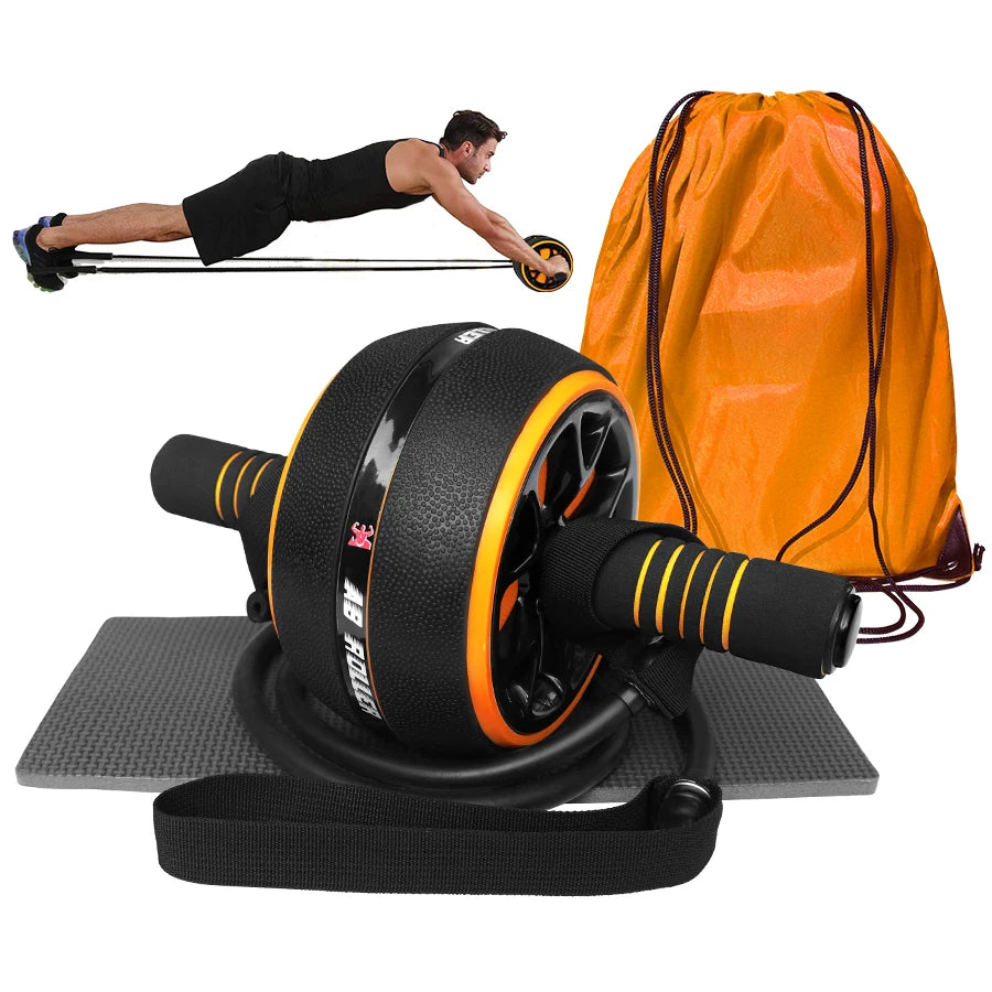 Ab Roller Wheel Kit with Resistance Bands & Knee Mat | TheFormX™