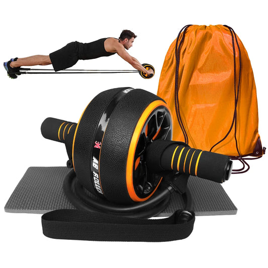 Ab Roller Wheel Kit with Resistance Bands & Knee Mat | TheFormX™