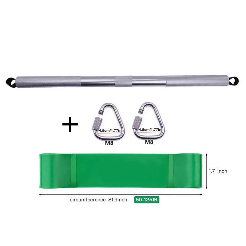 Full-Body Resistance Band Set with Metal Bar | TheFormX™