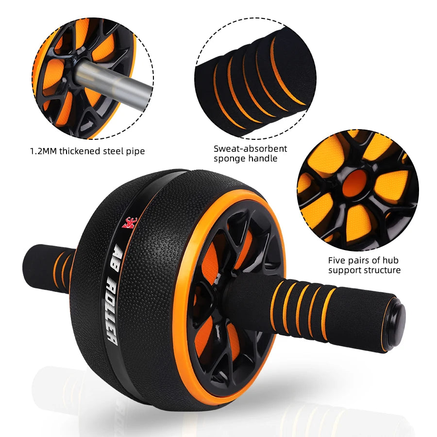 Ab Roller Wheel Kit with Resistance Bands & Knee Mat | TheFormX™