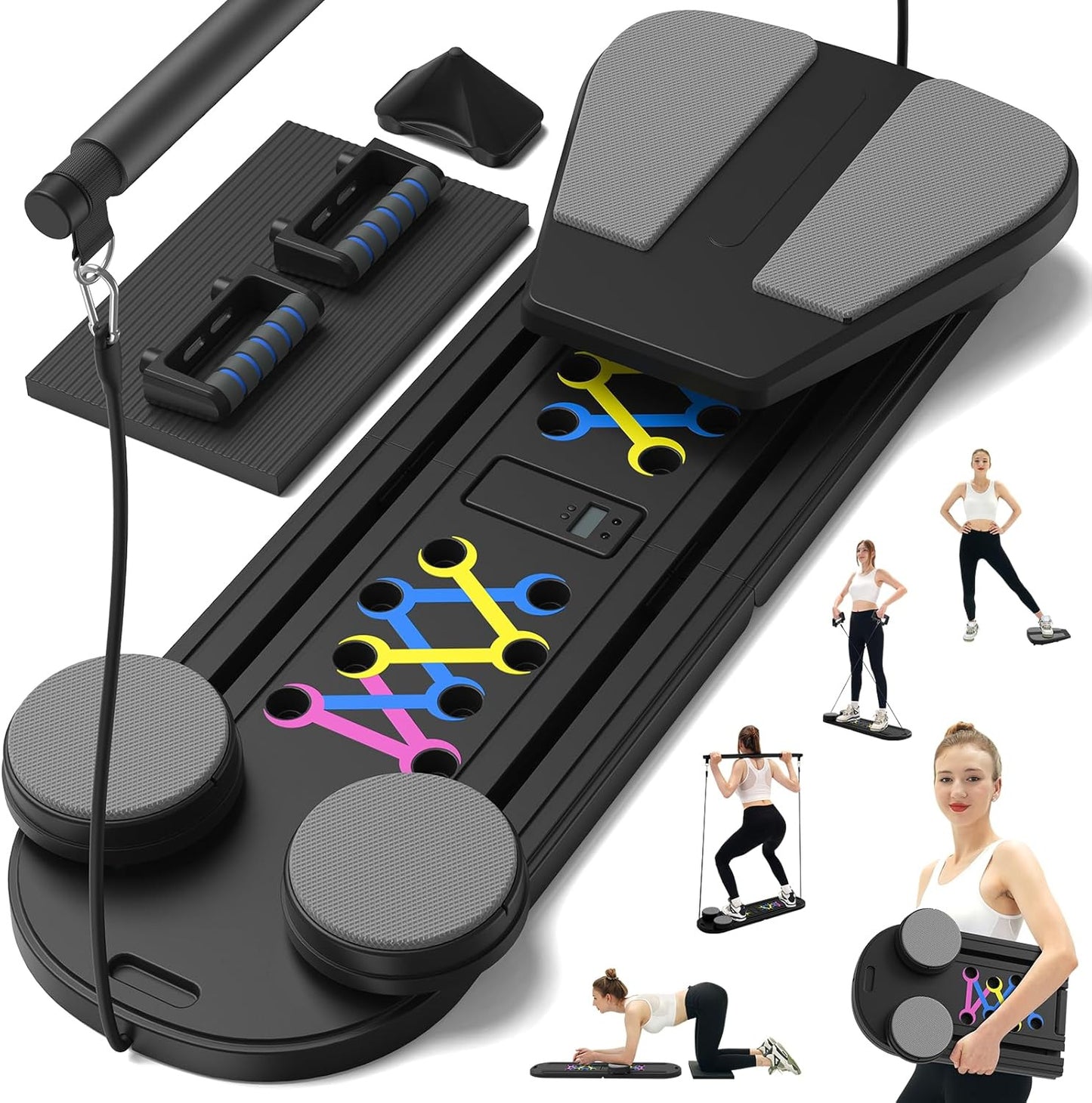 TheFormX™ 6-in-1 Multifunctional Pilates Reformer Board | Foldable Home Gym Trainer