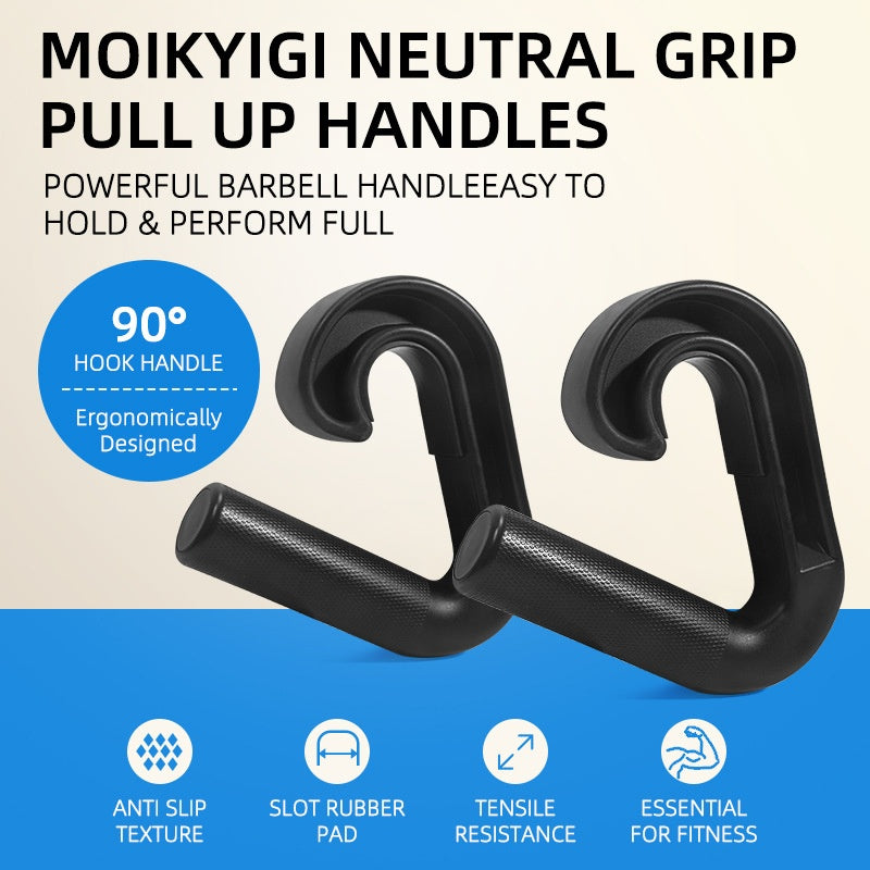 Ergonomic Pull-Up Hand Grip Hooks | TheFormX™