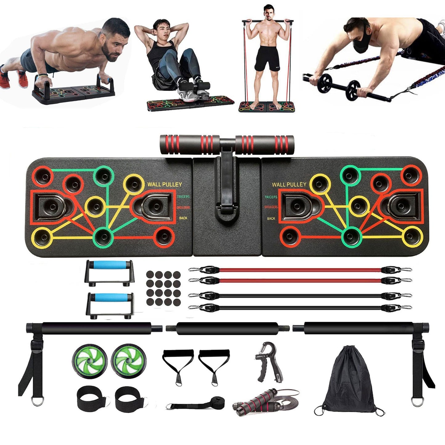 TheFormX™ 2-in-1 Multifunctional Push-Up & Sit-Up Training Board | Full-Body Home Workout System