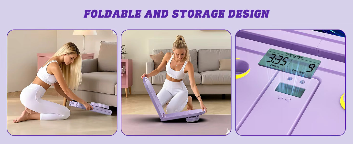 TheFormX™ 6-in-1 Multifunctional Pilates Reformer Board | Foldable Home Gym Trainer