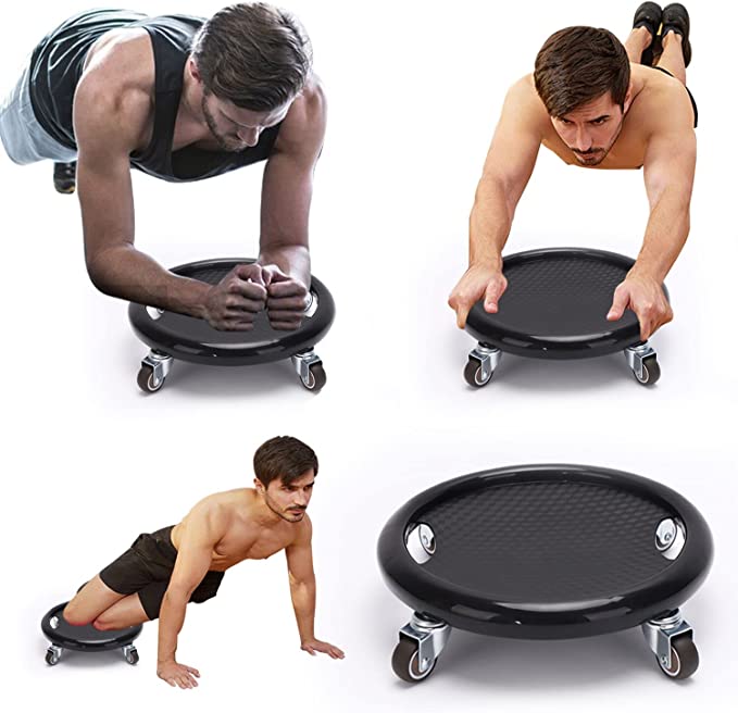 Silent 360° Abdominal Core Trainer – 4-Wheel Ab Roller | TheFormX™