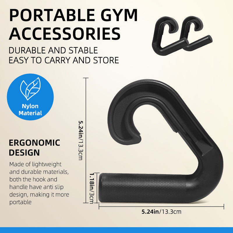 Ergonomic Pull-Up Hand Grip Hooks | TheFormX™