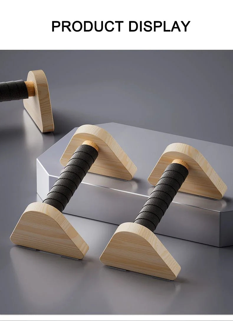 Premium Wooden Push-Up Bars | TheFormX™