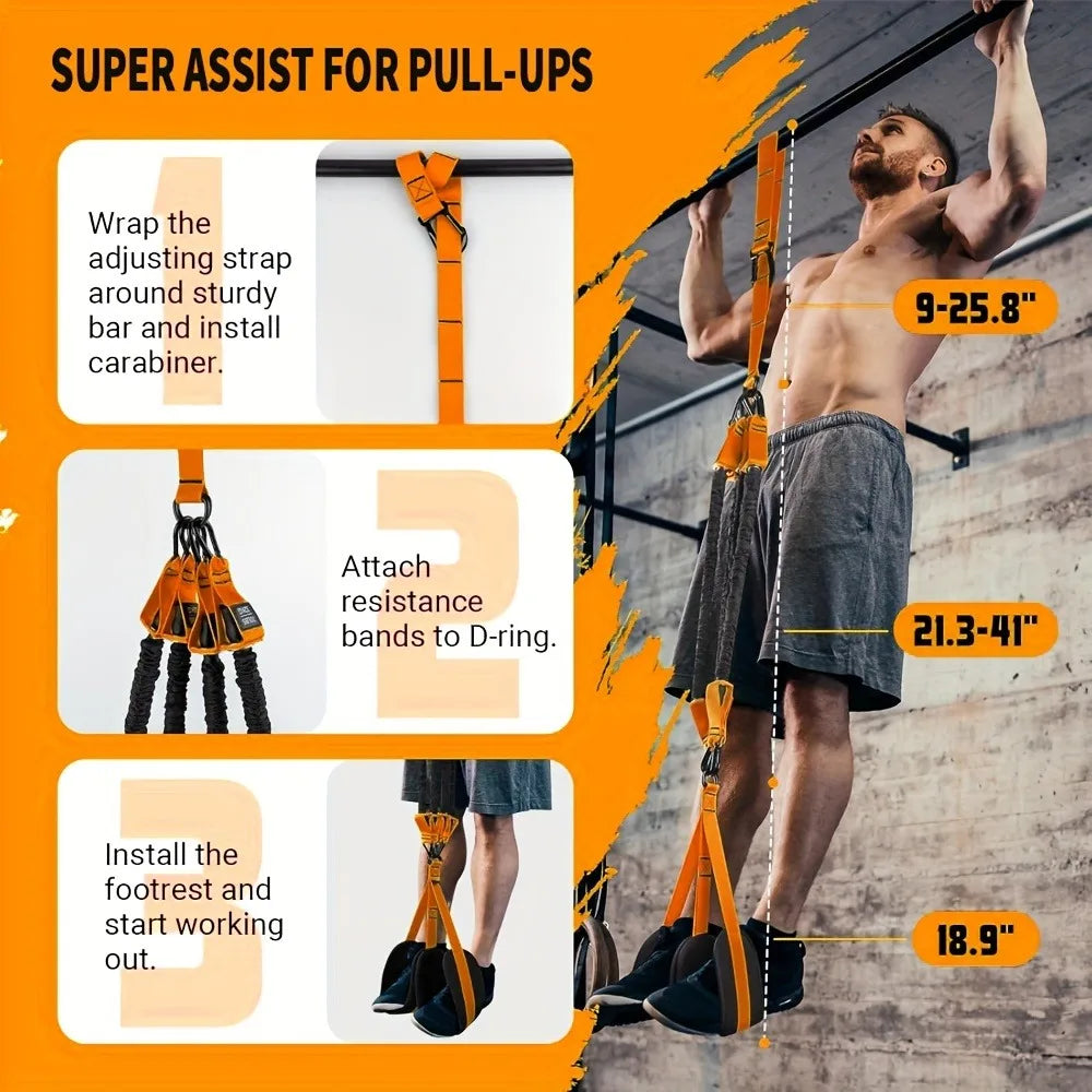 Assisted Pull-Up Resistance Bands 150-300LBS | TheFormX™