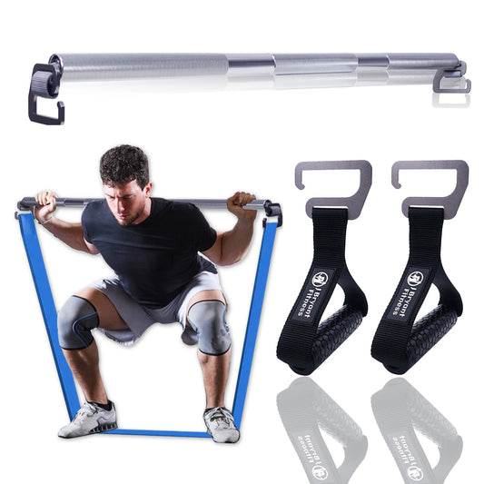 Adjustable 96CM Resistance Band Bar Set | TheFormX™