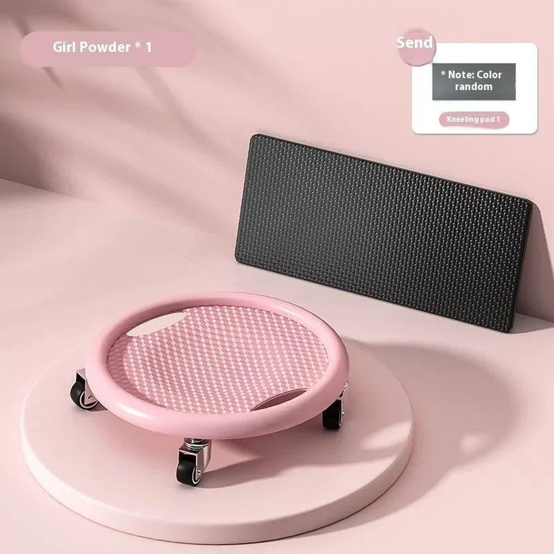 Silent 360° Abdominal Core Trainer – 4-Wheel Ab Roller | TheFormX™