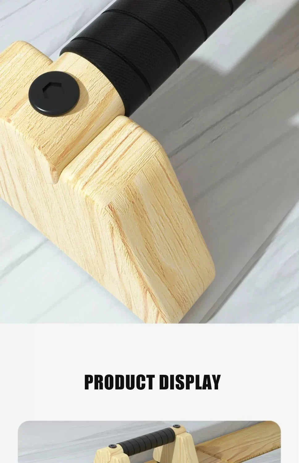 Wooden Push-Up Bars | 20–50cm | TheFormX™