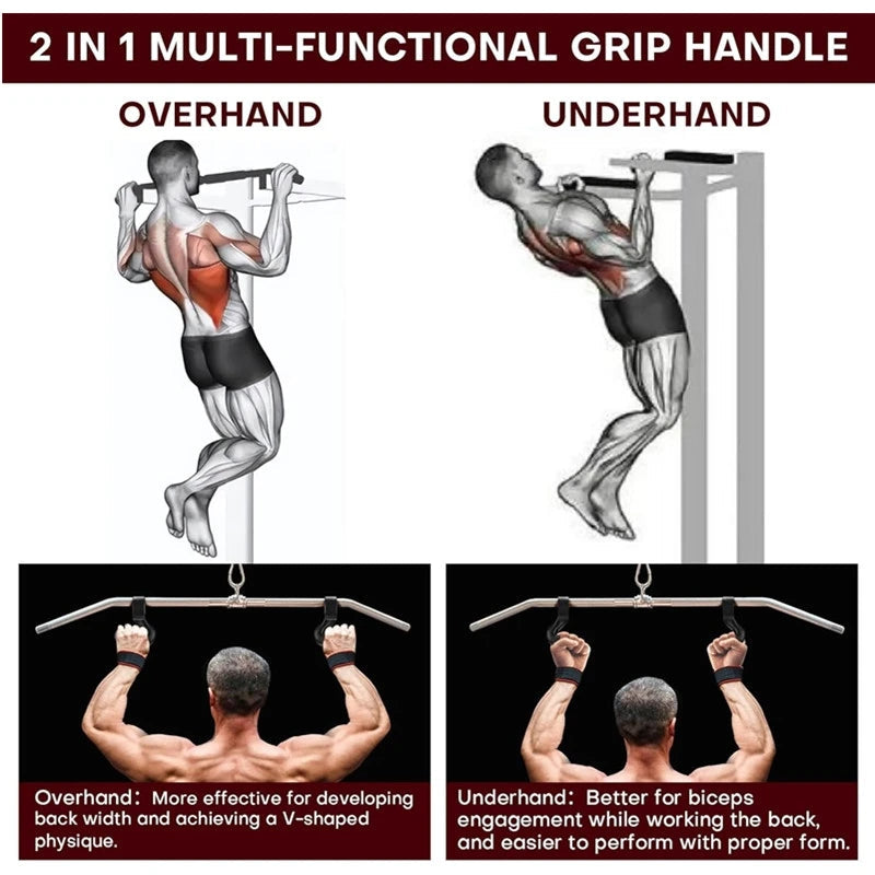 Ergonomic Pull-Up Hand Grip Hooks | TheFormX™