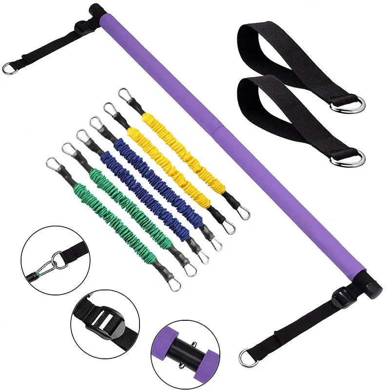 300LBS Multifunctional Resistance Band Bar Set | TheFormX™