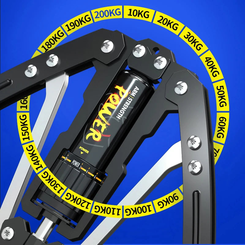 Adjustable Hydraulic Arm Strengthener – 10-200 kg Hand Gripper Strength | TheFormX™