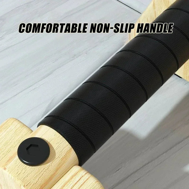 Wooden Push-Up Bars | 20–50cm | TheFormX™