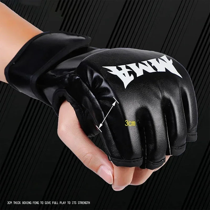 Professional Half-Finger MMA Boxing Gloves | TheFormX™