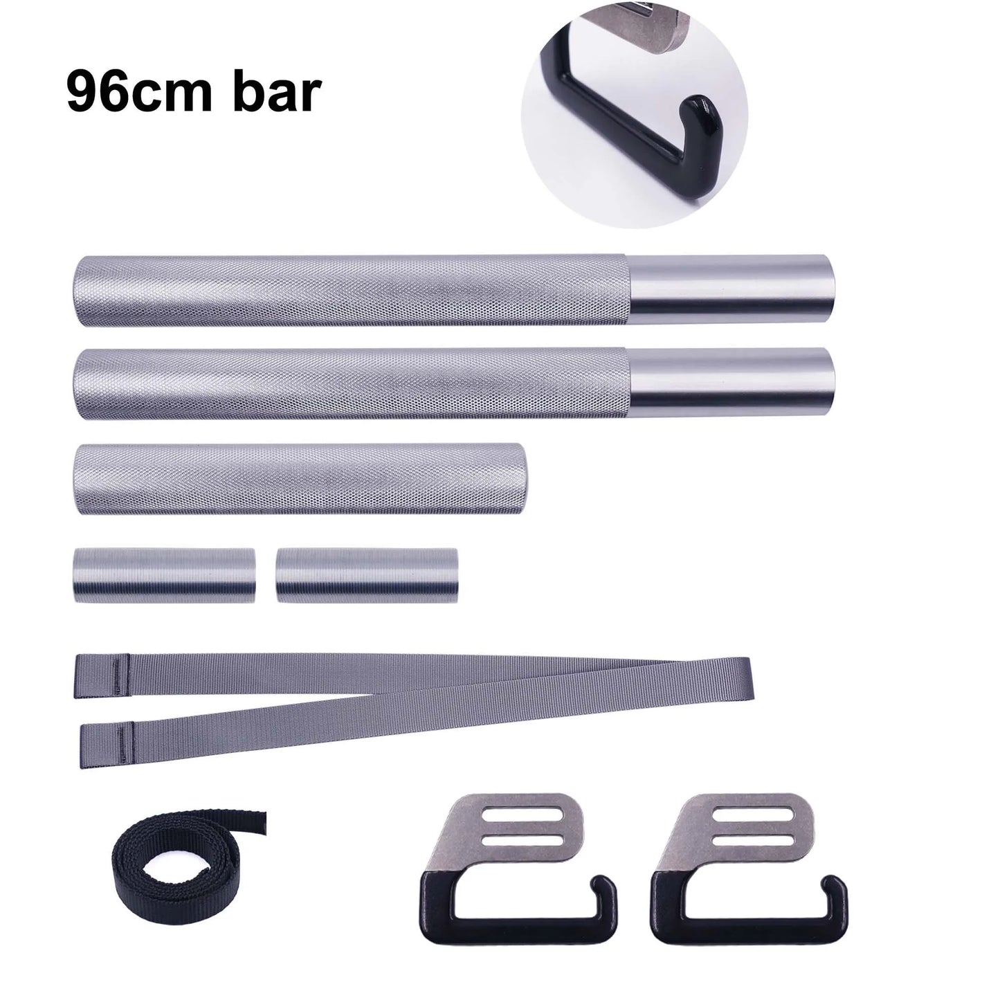 Adjustable 96CM Resistance Band Bar Set | TheFormX™