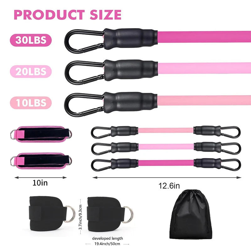 Adjustable Ankle Resistance Bands Set | TheFormX™