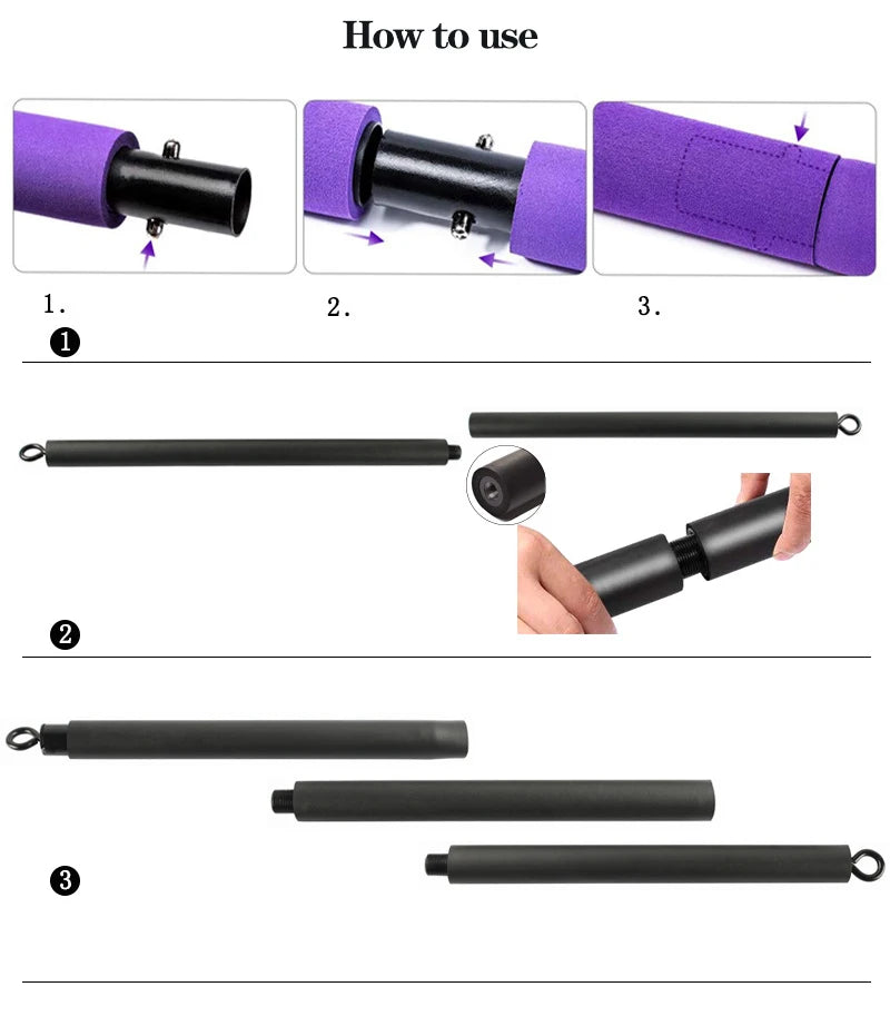300LBS Multifunctional Resistance Band Bar Set | TheFormX™