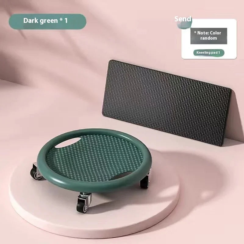 Silent 360° Abdominal Core Trainer – 4-Wheel Ab Roller | TheFormX™