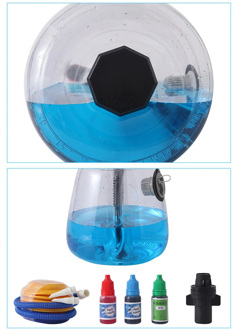 Adjustable Water-Filled Kettlebell Dumbbell – Up to 8KG – Transparent PVC | TheFormX™