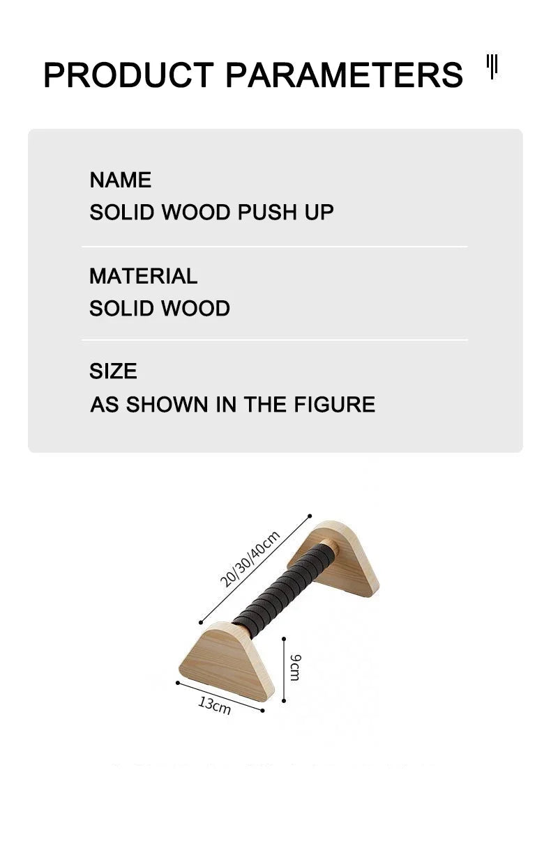 Premium Wooden Push-Up Bars | TheFormX™