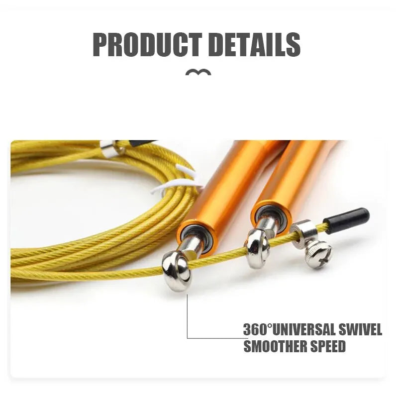High-Speed Adjustable Aluminum Jump Rope | TheFormX™