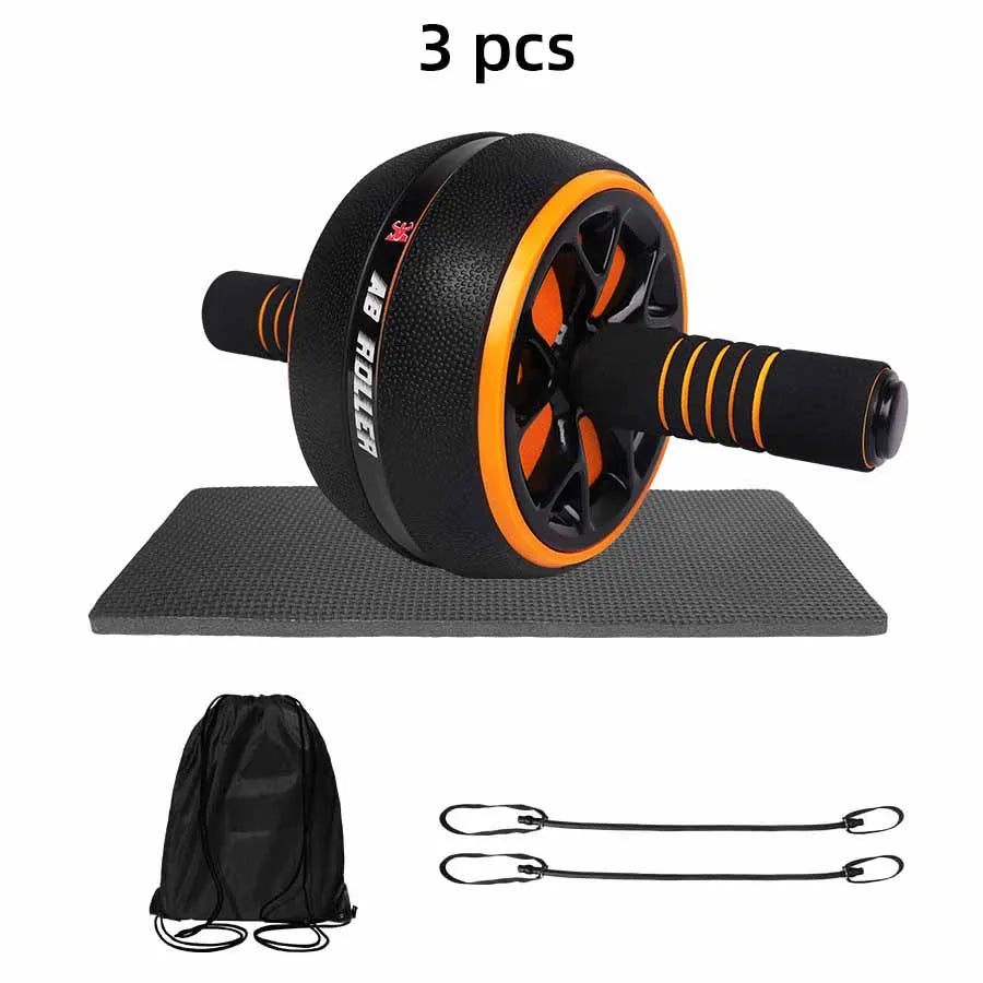 Ab Roller Wheel Kit with Resistance Bands & Knee Mat | TheFormX™