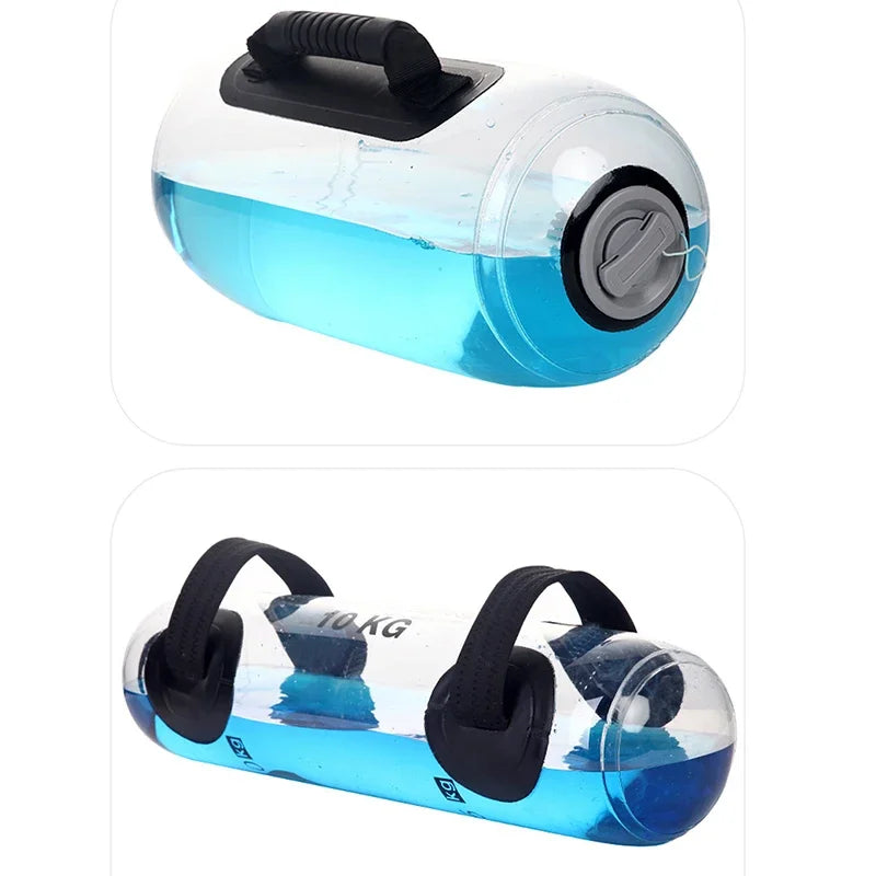 Transparent Water Dumbbell – Adjustable Weight Training Bag | TheFormX™