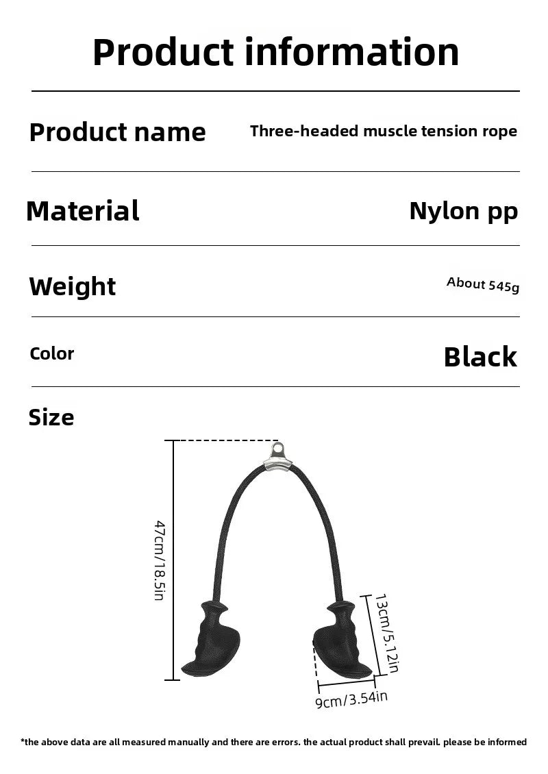 Ergonomic Double-Ended Tricep Rope | TheFormX™