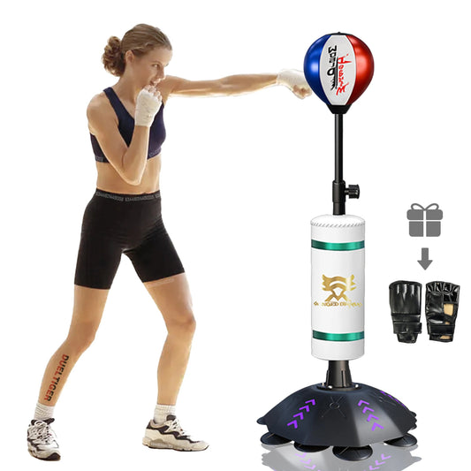 Adjustable Boxing Reflex Trainer with Gloves | TheFormX™