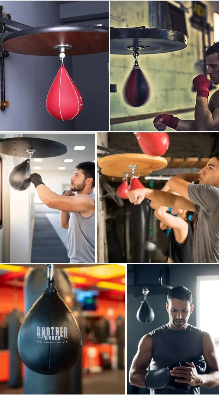 Adjustable 360° Boxing Speed Training Pear Ball with Swivel Mount | TheFormX™ - TheFormX