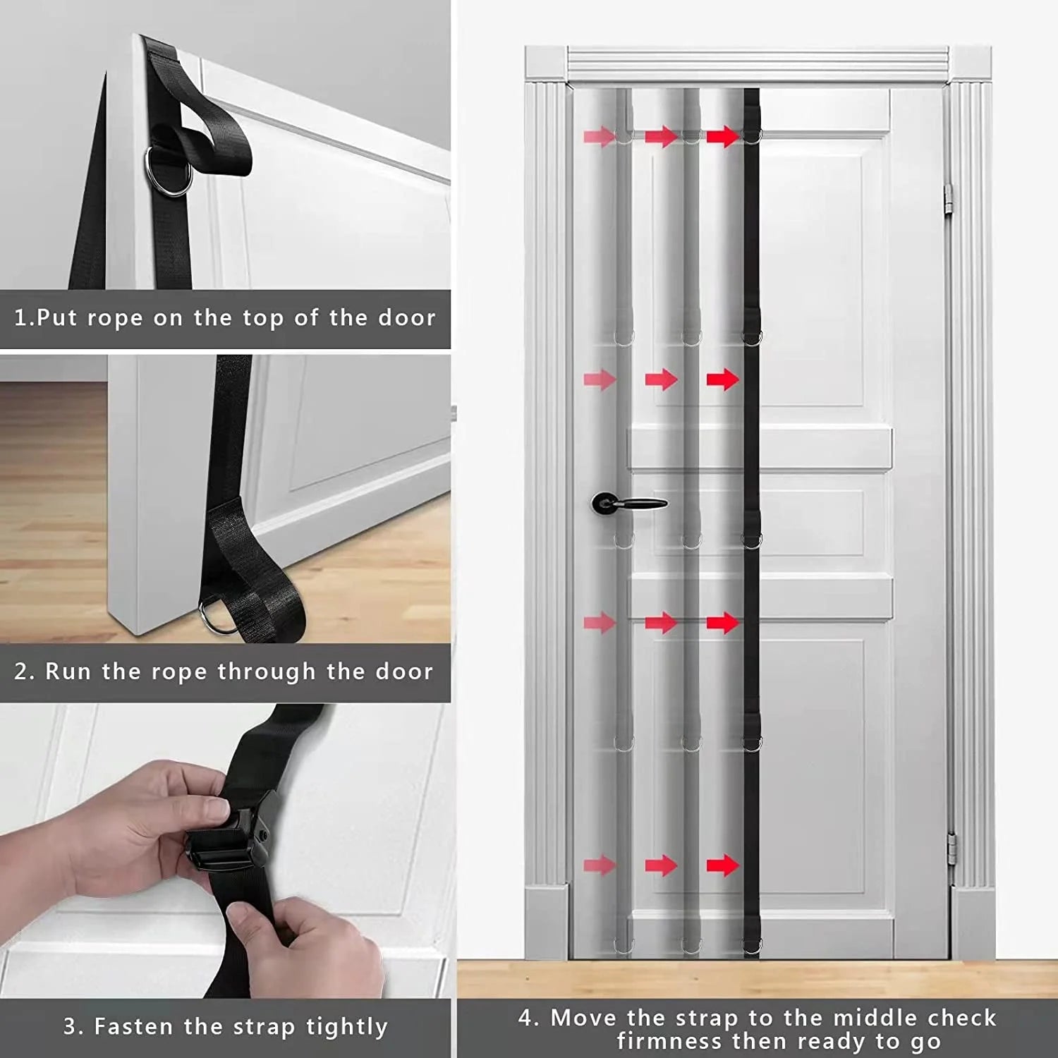 Adjustable Door Anchor Strap for Resistance Bands | TheFormX™ - TheFormX