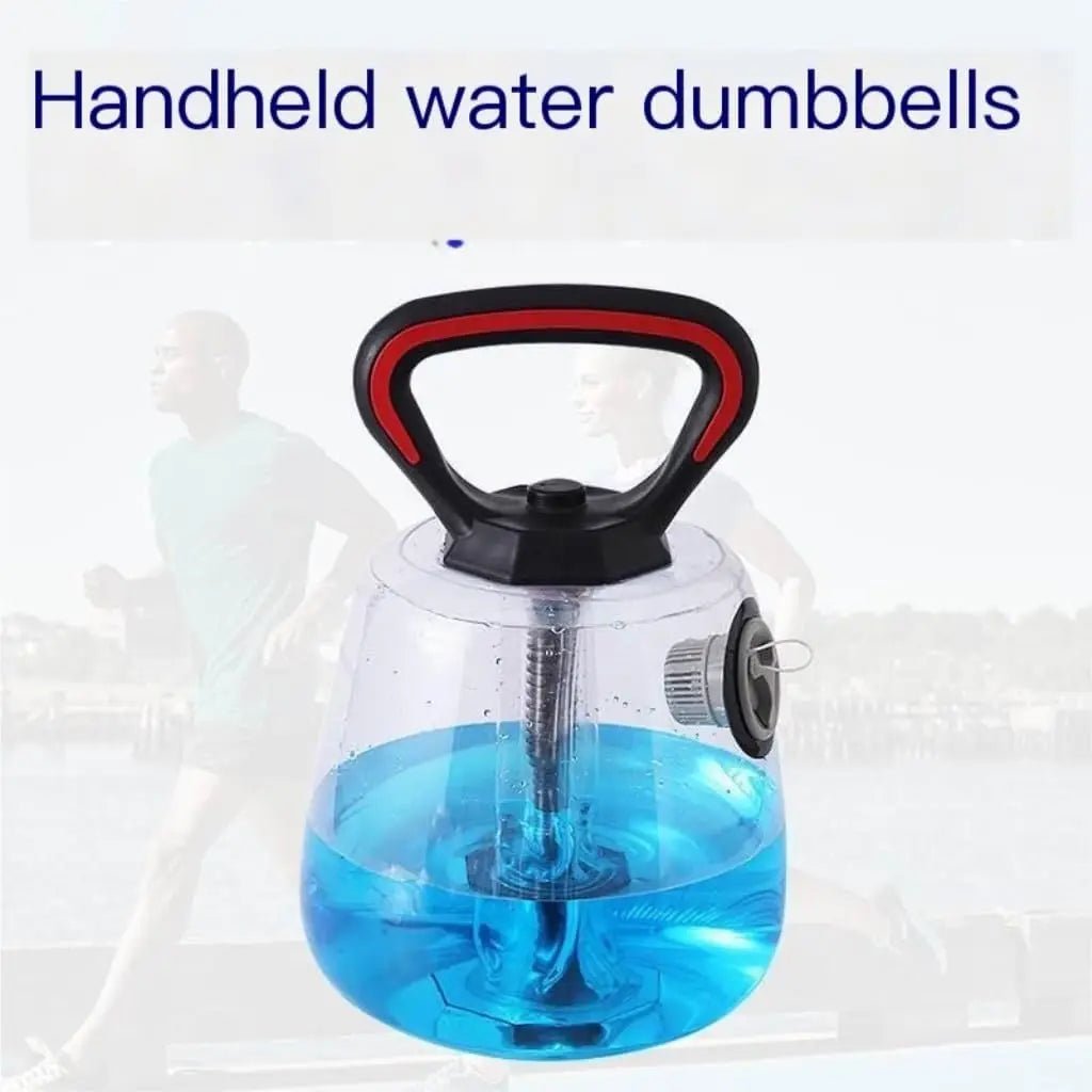 Adjustable Water - Filled Kettlebell Dumbbell – Up to 8KG – Transparent PVC | TheFormX™ - TheFormX