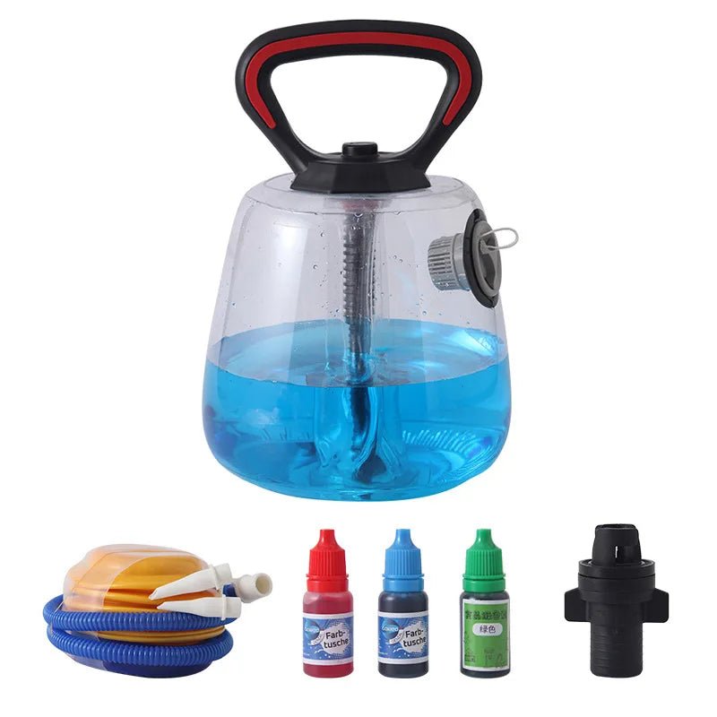 Adjustable Water - Filled Kettlebell Dumbbell – Up to 8KG – Transparent PVC | TheFormX™ - TheFormX