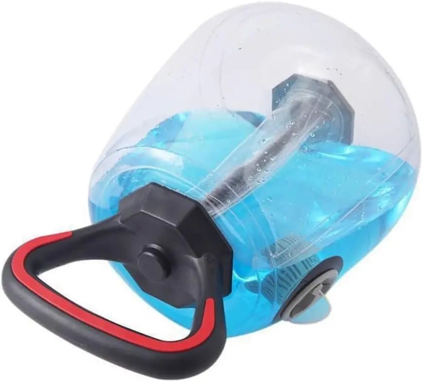 Adjustable Water - Filled Kettlebell Dumbbell – Up to 8KG – Transparent PVC | TheFormX™ - TheFormX