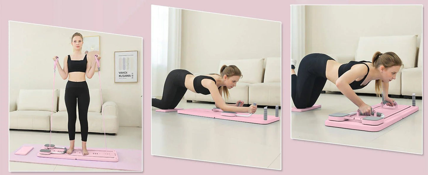 All - in - One Pilates Board with Resistance Bands | TheFormX™ - TheFormX
