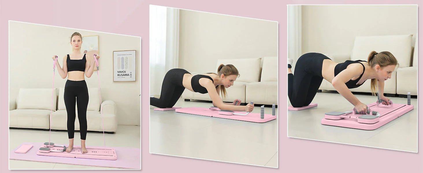 All - in - One Pilates Board with Resistance Bands | TheFormX™ - TheFormX